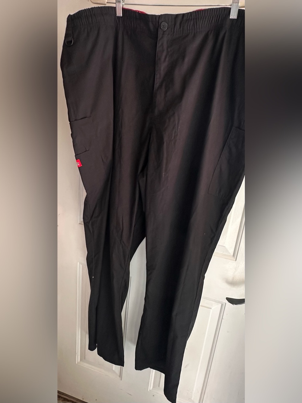 Dickies Black Cargo Scrub Pants